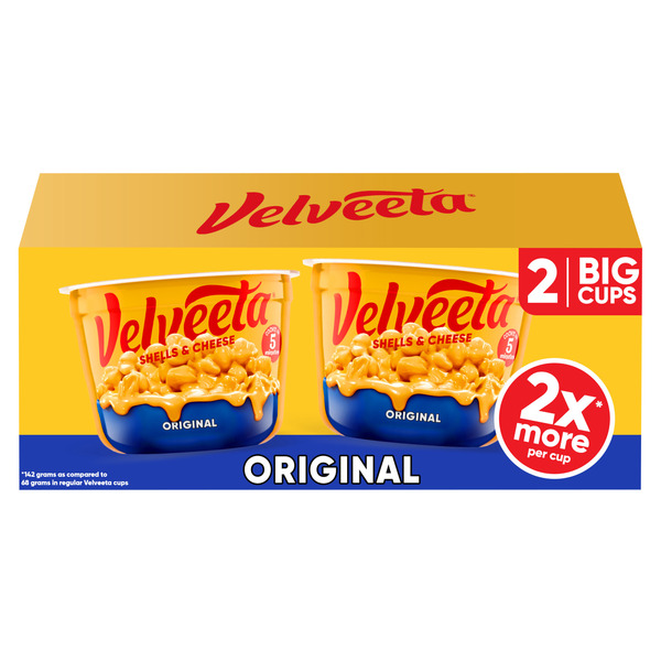 VELVEETA Shells & Cheese Original Microwaveable Shell Pasta