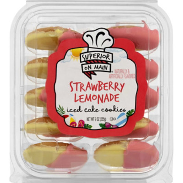 Superior On Main Strawberry Lemonade Iced Cake Cookies