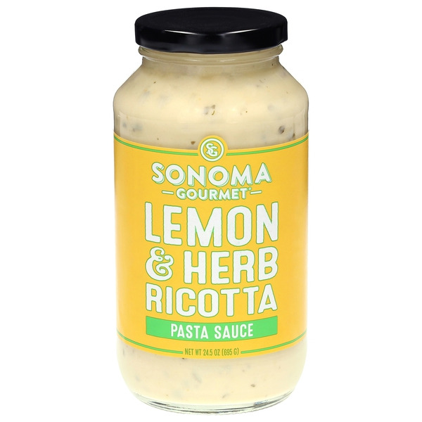 Sonoma Gourmet Ricotta Lemon & Herb Pasta Sauce Same-Day Delivery