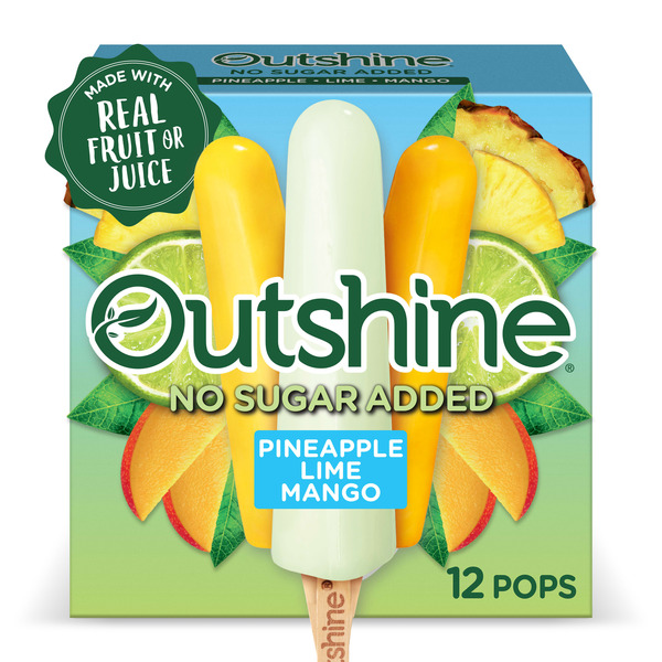 FRUiTS　no30 Outshine No Sugar Added Black Cherry, Strawberry Kiwi, And