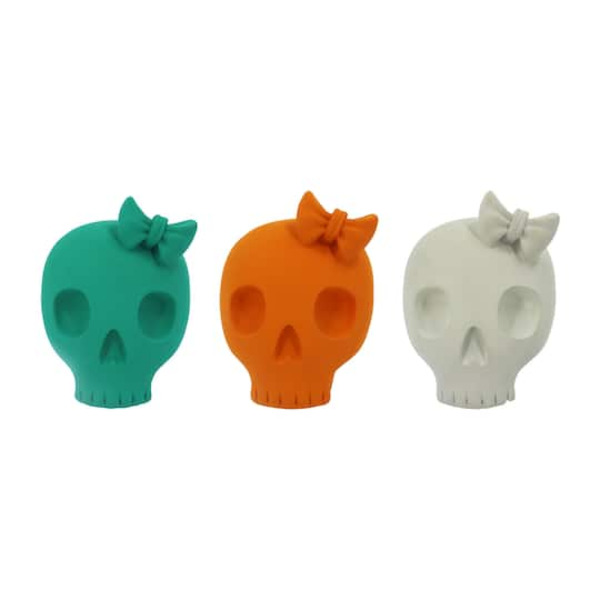 Ashland Skull With Bow Tabletop Décor - Assorted