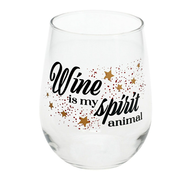 Dollar Tree Greenbrier Farms(TM) Spirit Animal Stemless Wine Glass Same-Day  Delivery | Instacart