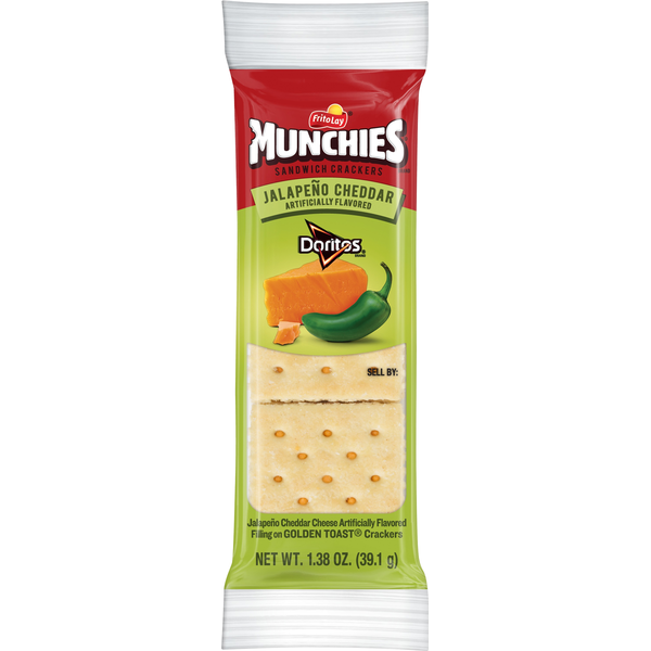 Munchies Jalapeno Cheddar Sandwich Crackers (1.38 oz) Instacart