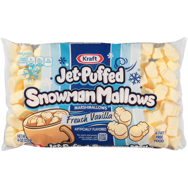 pois ポワ marshmallow french マシュマロ フレンチ Jet-Puffed Snowman Mallows French Vanilla Marshmallows Same-Day