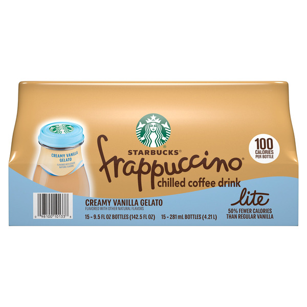 Starbucks Vanilla Frappuccino Lite, 9.5 fl oz, 15-count