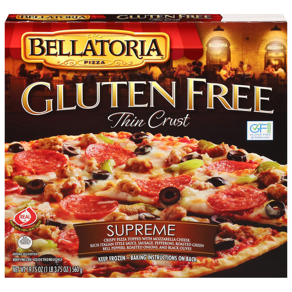 Bellatoria Pizza, Gluten Free, Supreme, Thin Crust Same-Day