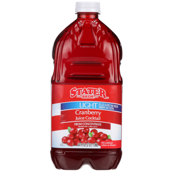 Stater Bros Cranberry Light Juice Cocktail From Concentrate Blended