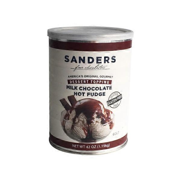 Sanders Dessert Topping, Milk Chocolate Hot Fudge (42 oz) Instacart