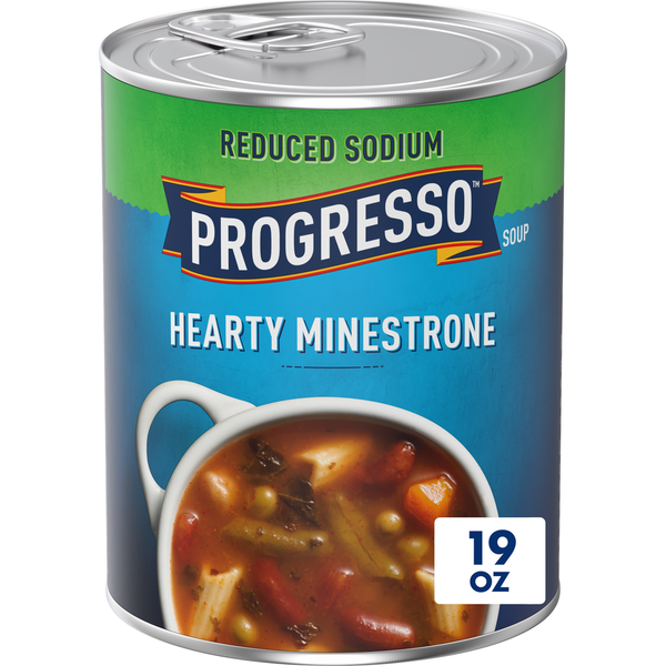 Progresso Reduced Sodium Hearty Minestrone Soup