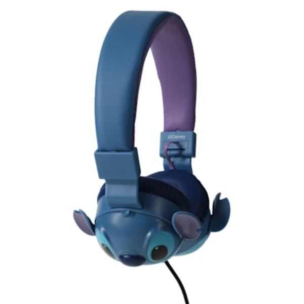 Disney Kids' Stitch Kid-Safe Wired Headphones