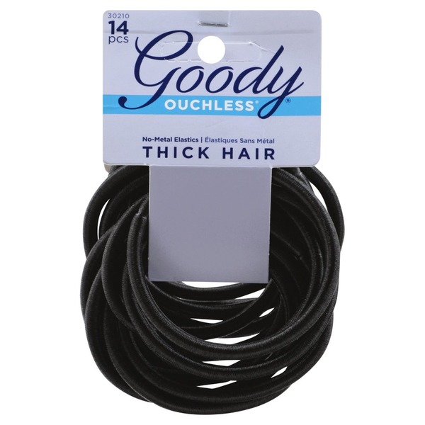 Goody Elastics No Metal Thick Hair 14 Each Instacart