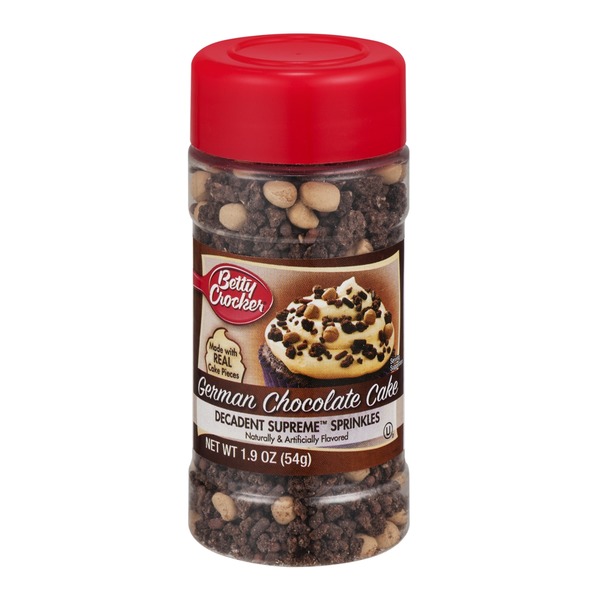 Betty Crocker Decadent Supreme Sprinkles German Chocolate Cake 1 9 Oz 