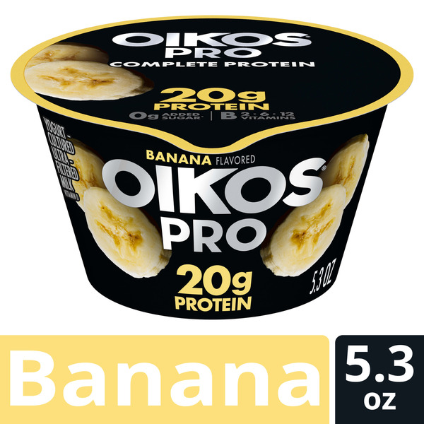 Oikos Pro Banana Yogurt-Cultured Ultra-Filtered Milk Same-Day