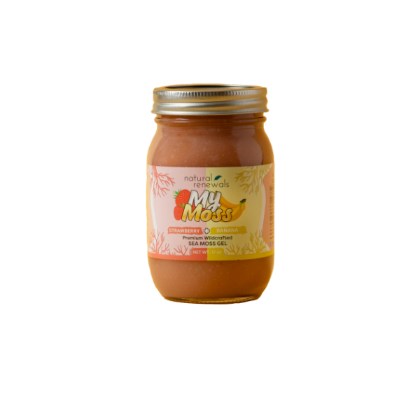 Natural Renewals Strawberry & Banana Sea Moss Gel Same-Day