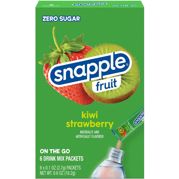 Snapple Kiwi Strawberry Fruit On The Go Drink Mix Packets Same-Day