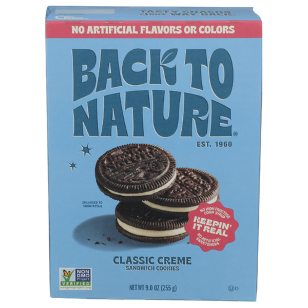 Back To Nature Classic Creme Sandwich Cookies