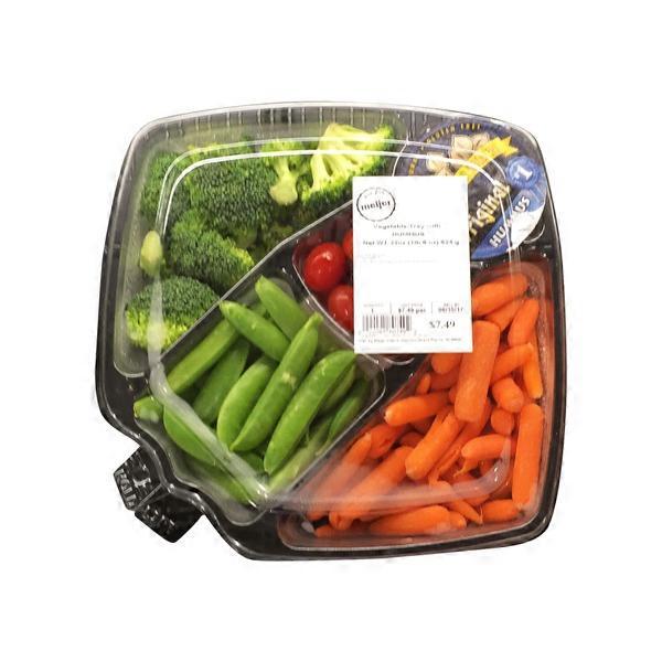 Meijer Fresh Vegetable Tray With Hummus (each) Instacart