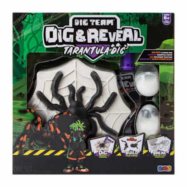 Dig Team Dig & Reveal Tarantula Dig Toy Set