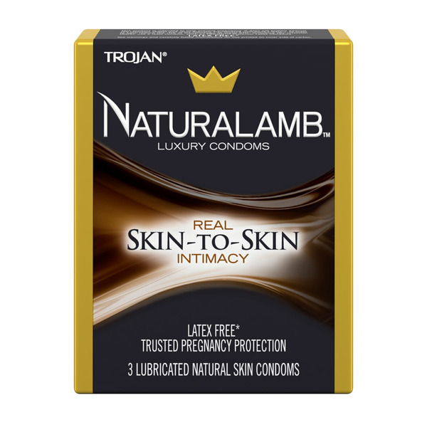 CVS Trojan Naturalamb Latex Free Luxury Lubricated Condoms Same-Day  Delivery | Instacart