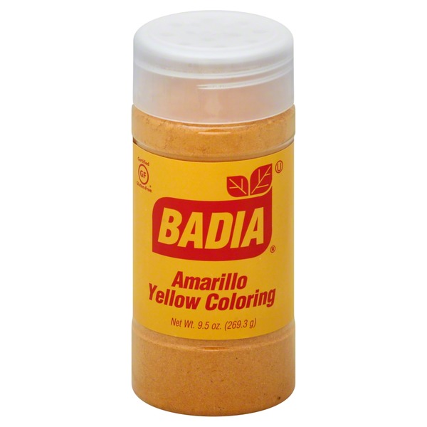 BADIA YELLOW FOOD COLORING, 11 OZ