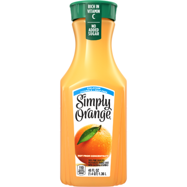 Simply Calcium Vitamin D Pulp Free Orange Juice