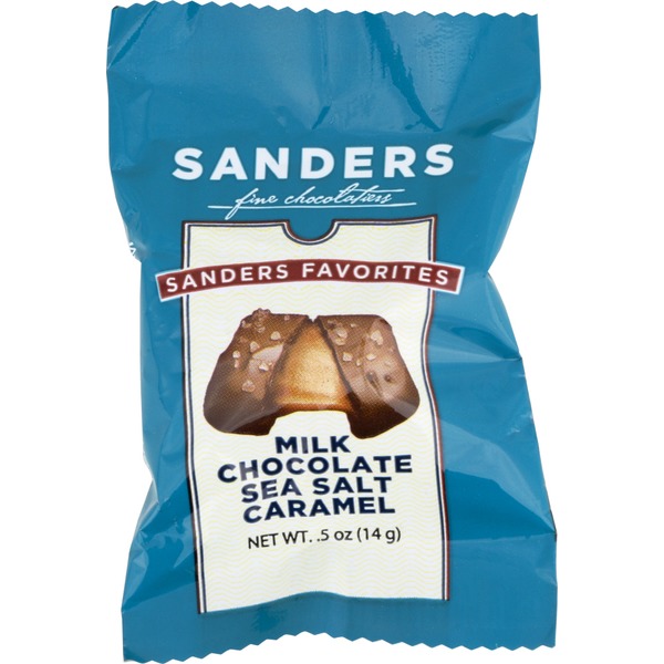 Sanders Fine Chocolates Dark Chocolate Sea Salt Caramels