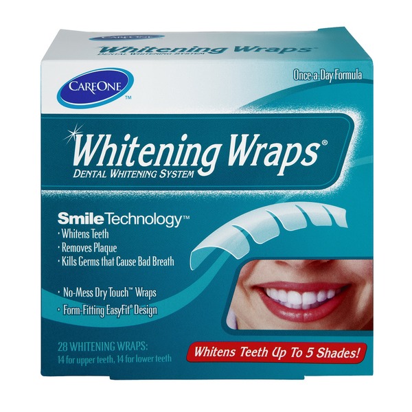 CareOne Whitening Wraps Dental Whitening System (28 ct) Instacart