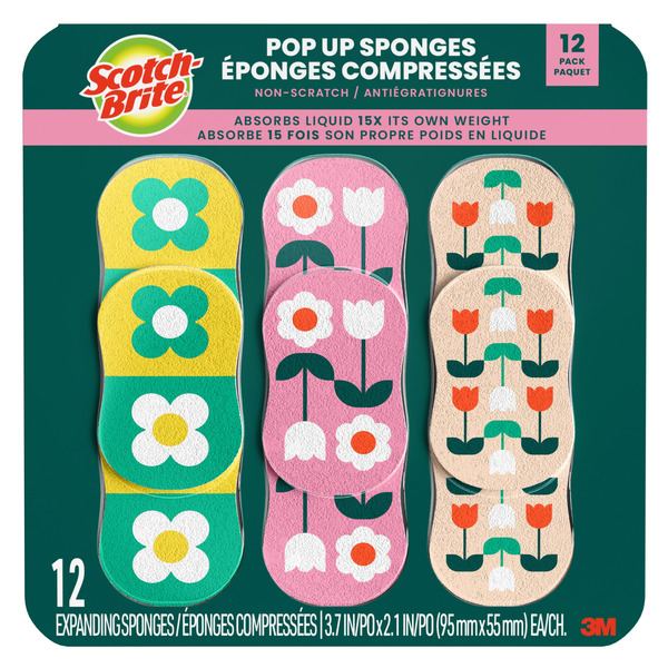 Scotch-Brite Non-Scratch Pop-Up Sponges