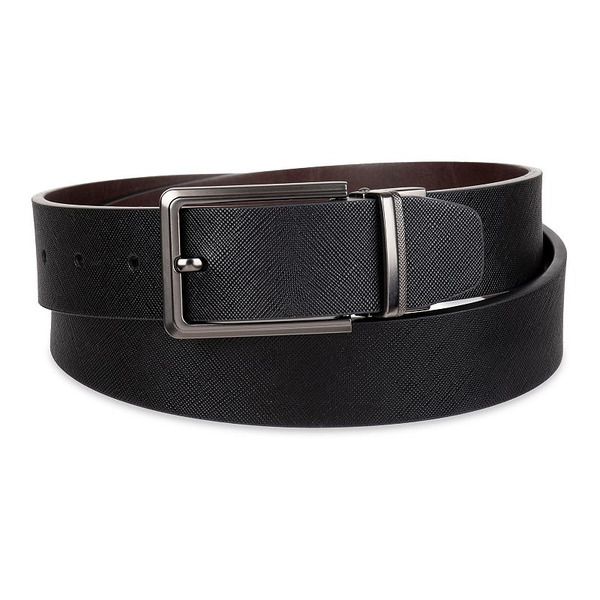 Sonoma Goods For Life Men's ® Two-In-One Reversible Harness Buckle Dress Belt, Size: Large, Black Brown