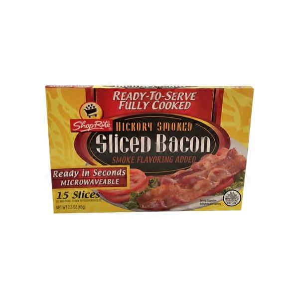 ShopRite Bacon Sliced Hickory Smoked (2.3 oz) Instacart