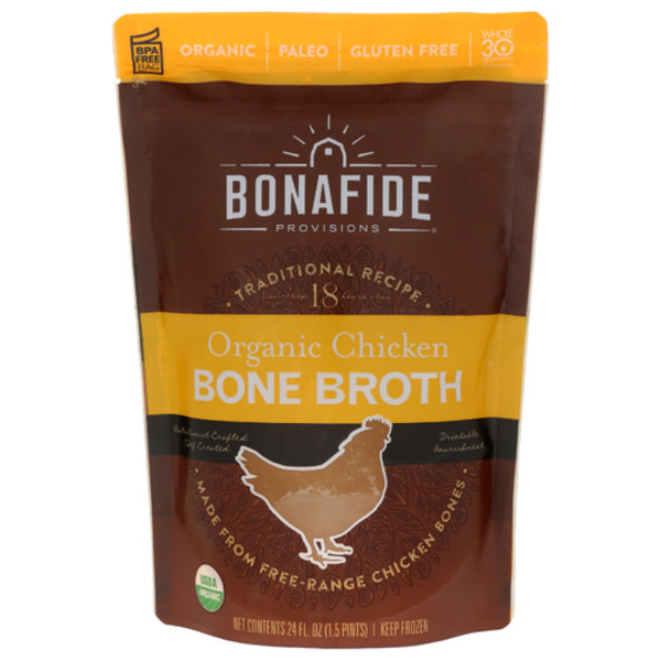 Sprouts Farmers Market Bonafide Provisions FROZEN, Organic Chicken Bone Broth Pickup Instacart