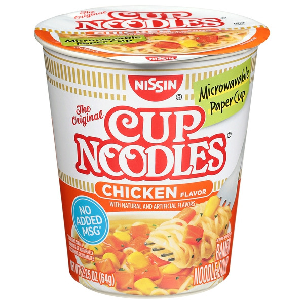 Nissin Cup Noodles Chicken Flavor Ramen Noodle Soup