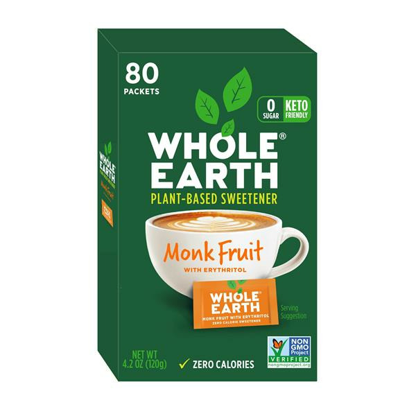 Publix Whole Earth Sweetener Blend, Natural, Stevia Leaf & Monk Fruit