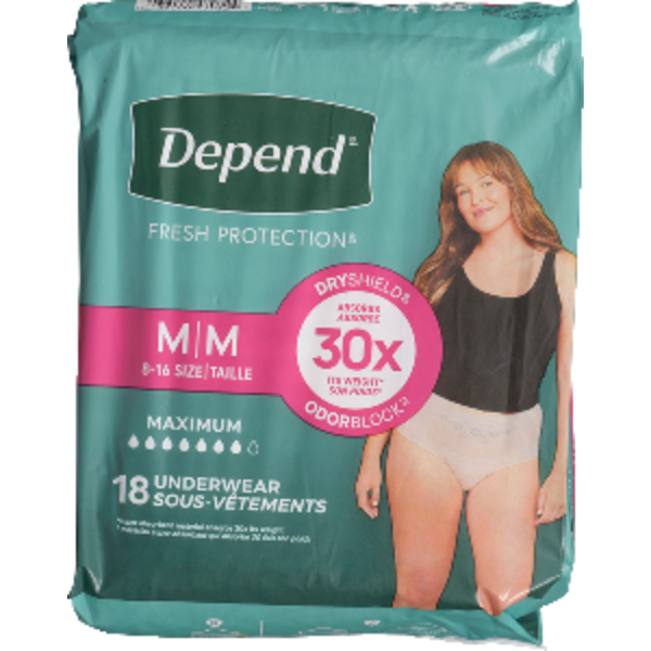 Rexall Depend Maximum Absorbency Underwear for Women Same-Day Delivery ...