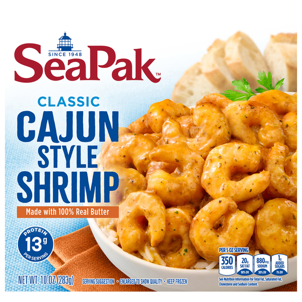 SeaPak Shrimp, Classic, Cajun Style