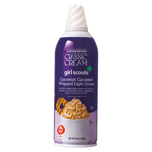 Classic Cream Coconut Caramel Light Whipped Cream Same-Day