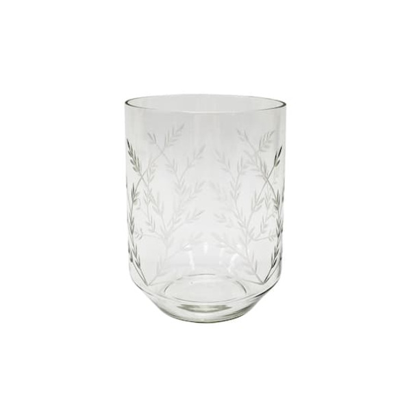 Ashland Etched Glass Vase, Medium