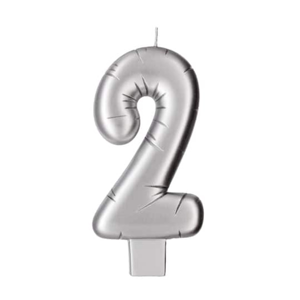 Makery Silver Number 2 Candle