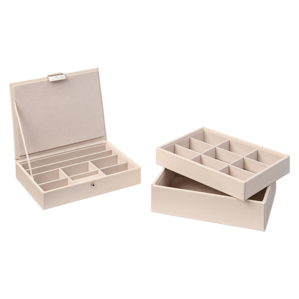 Kirkton House Stackable Jewelry Box, Light Taupe Same-Day Delivery