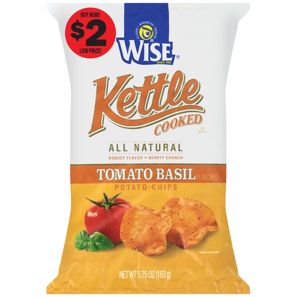 Wise Tomato Basil Potato Chips 5 75 Oz From Food Dynasty Instacart