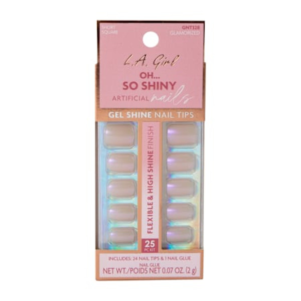 L.A. Girl Cosmetics Oh So Shiny Artificial Nails Glamorized Kit
