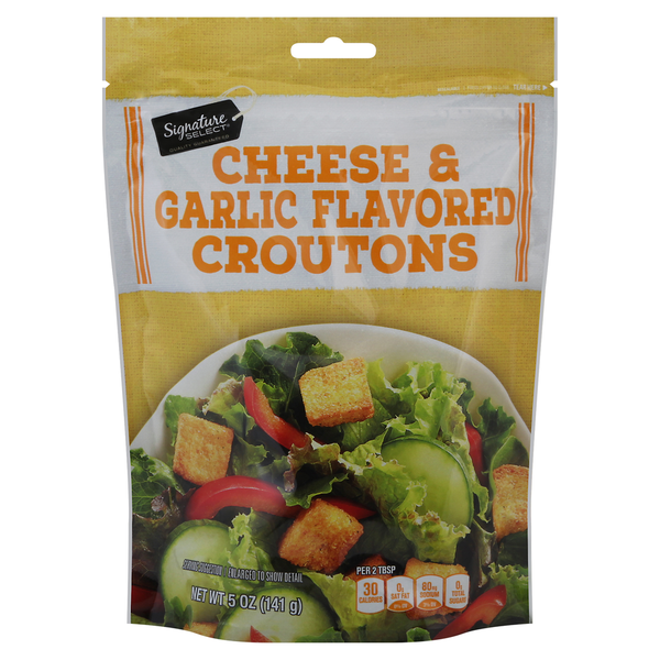 Signature SELECT Croutons, Cheese & Garlic Flavored
