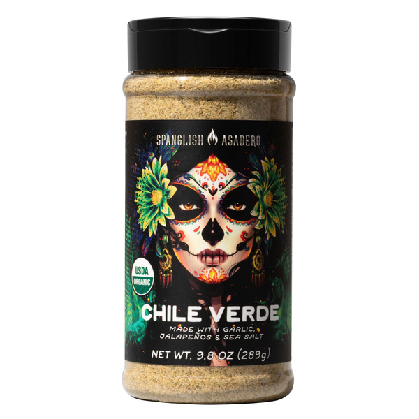 Spanglish Asadero Organic Chile Verde Seasoning, 9.8 oz