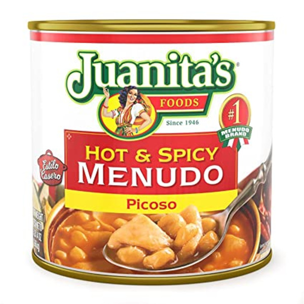 Juanita's Foods Hot & Spicy Beef Tripe & Hominy Soup