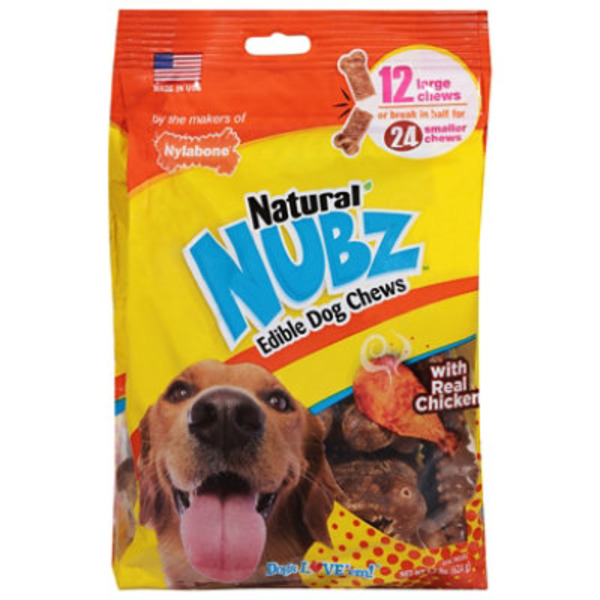 Nylabone Dog Treats, Natural, Large
