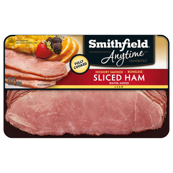 Smithfield Boneless Lean Hickory Smoked Sliced Ham Same-Day