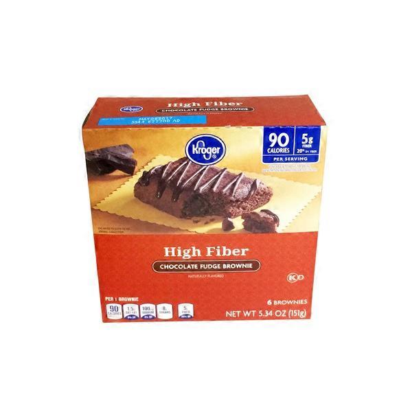 Kroger High Fiber Brownies (6 ct) Instacart