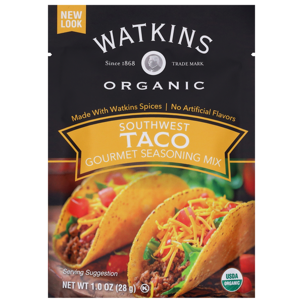Watkins Organic Gourmet Southwest Taco Seasoning Mix Same-Day