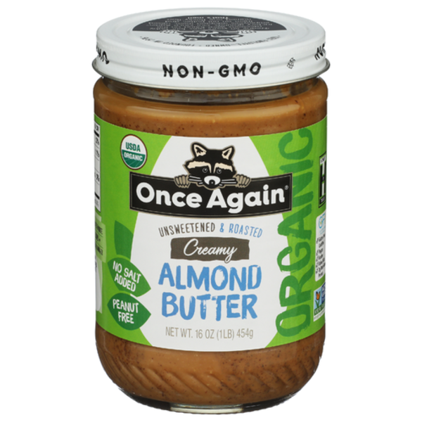 Once Again Unsweetened Roasted Creamy Almond Butter