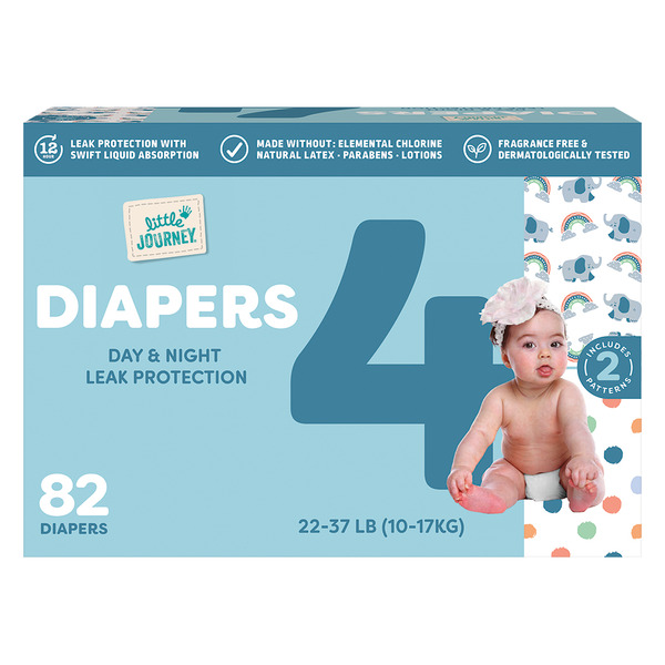 Little Journey Club Pack Diapers Size 4